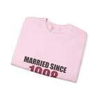 Married Since [Year] — Personalized Anniversary Sweatshirt