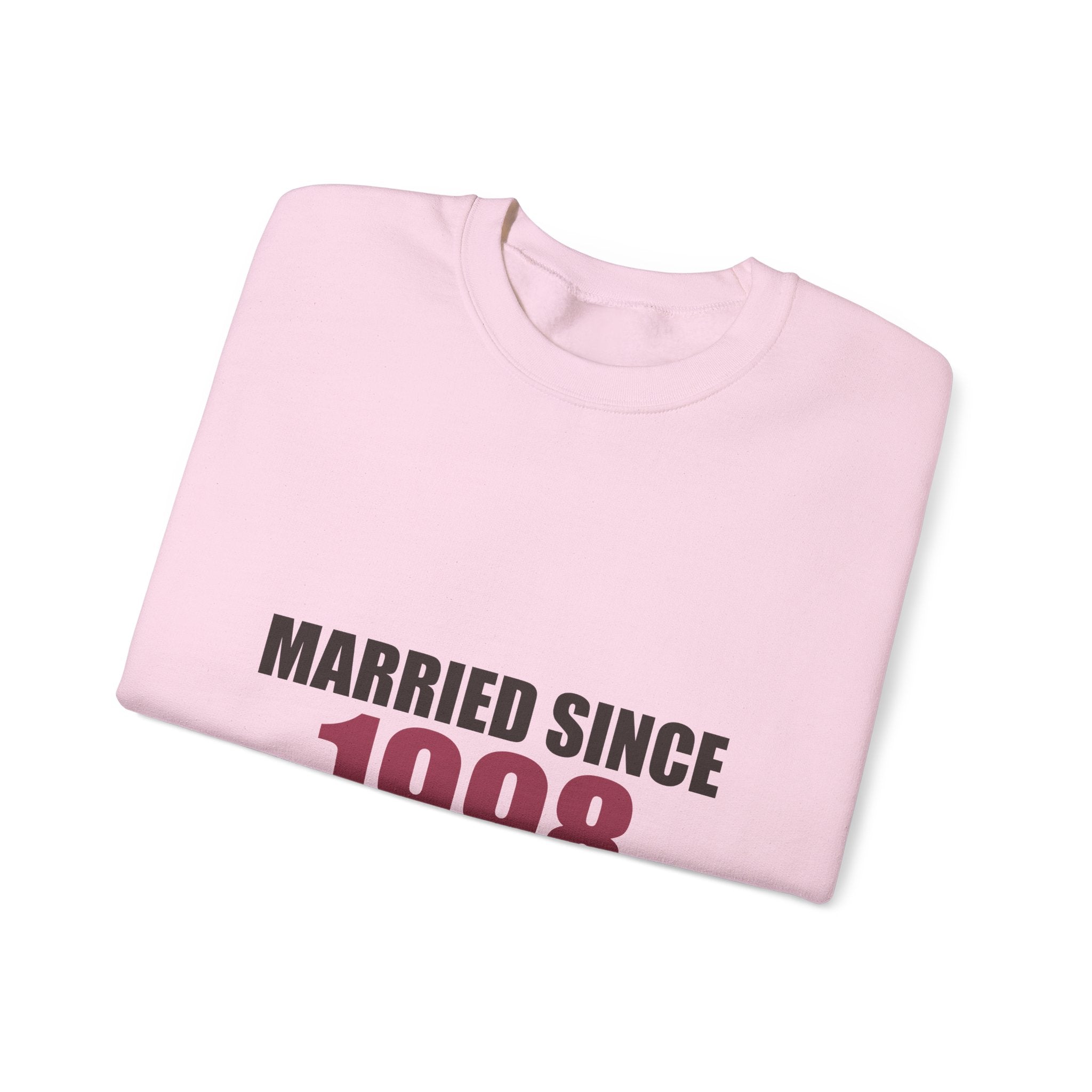Married Since [Year] — Personalized Anniversary Sweatshirt