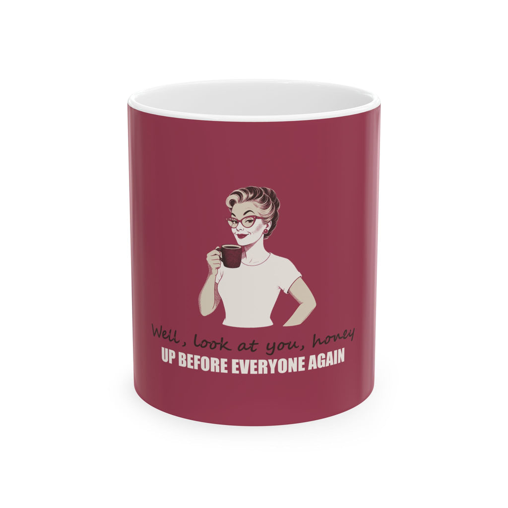 Well, Look at You, Honey — Shirley Mug, Raspberry