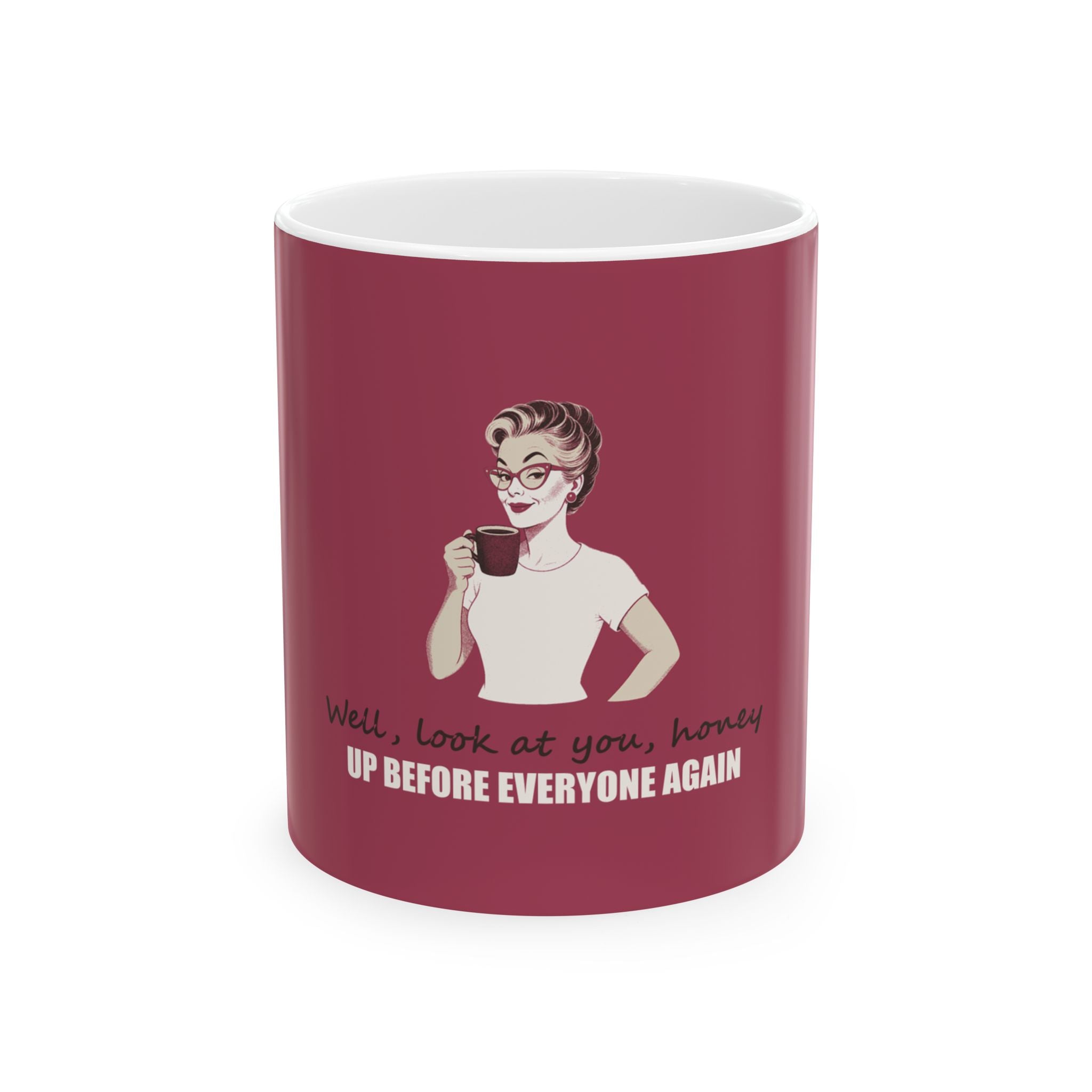 Well, Look at You, Honey — Shirley Mug, Raspberry