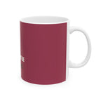 This Might Be Wine — Mug, Raspberry