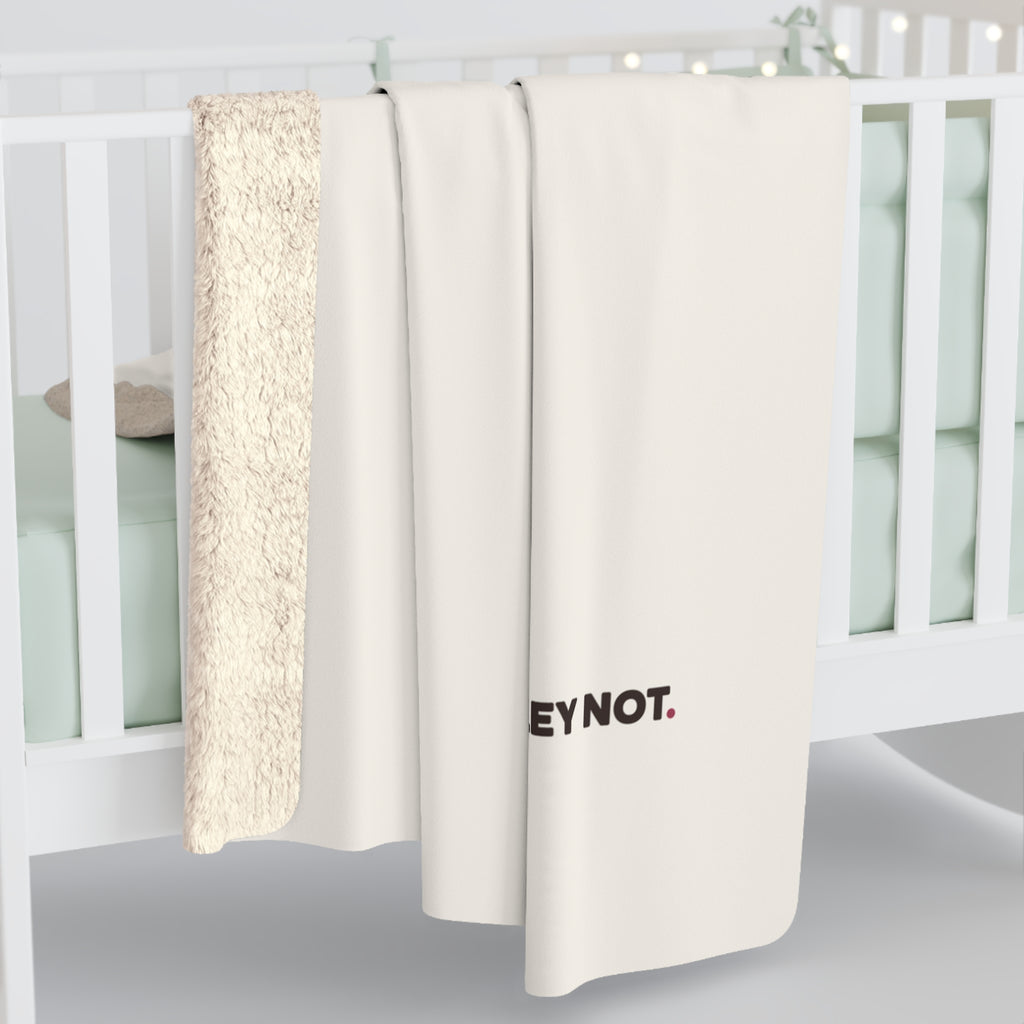 Please Bother Your Dad — Sherpa Blanket