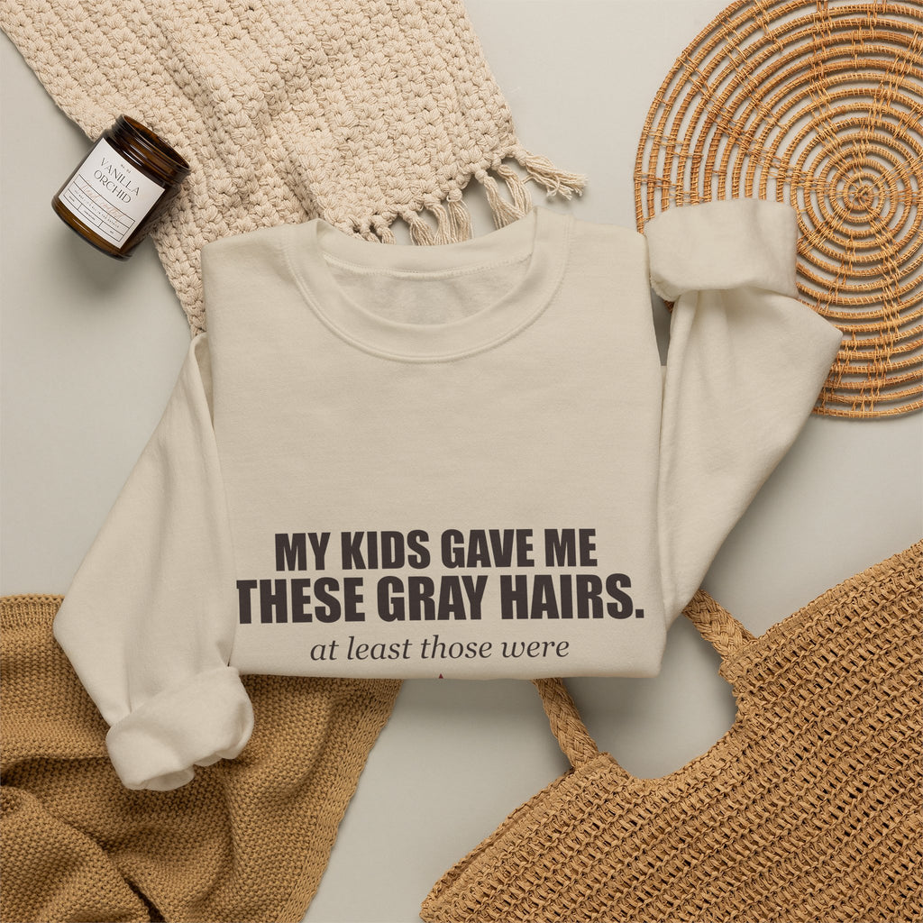 My Kids Gave Me These Gray Hairs Sweatshirt