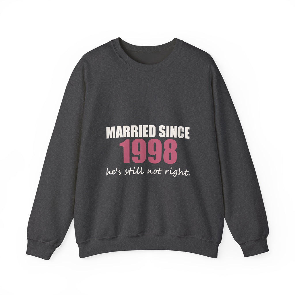 Married Since [Year] — Personalized Anniversary Sweatshirt