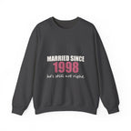 Married Since [Year] — Personalized Anniversary Sweatshirt