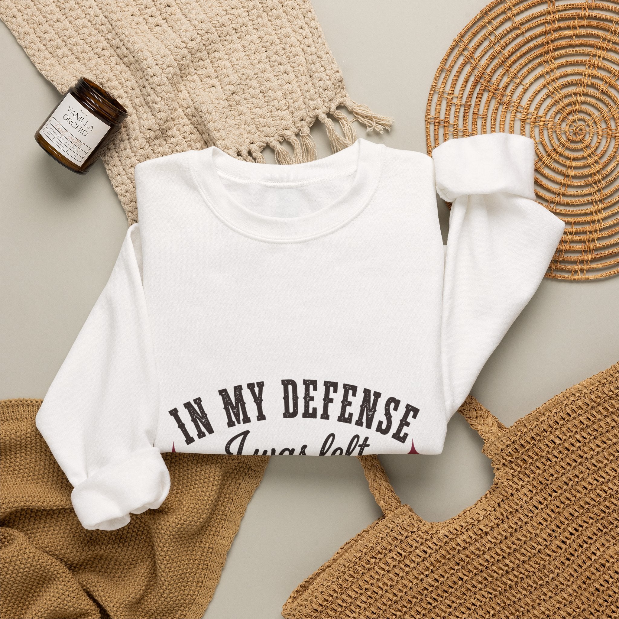 In My Defense, I Was Left Unsupervised Sweatshirt