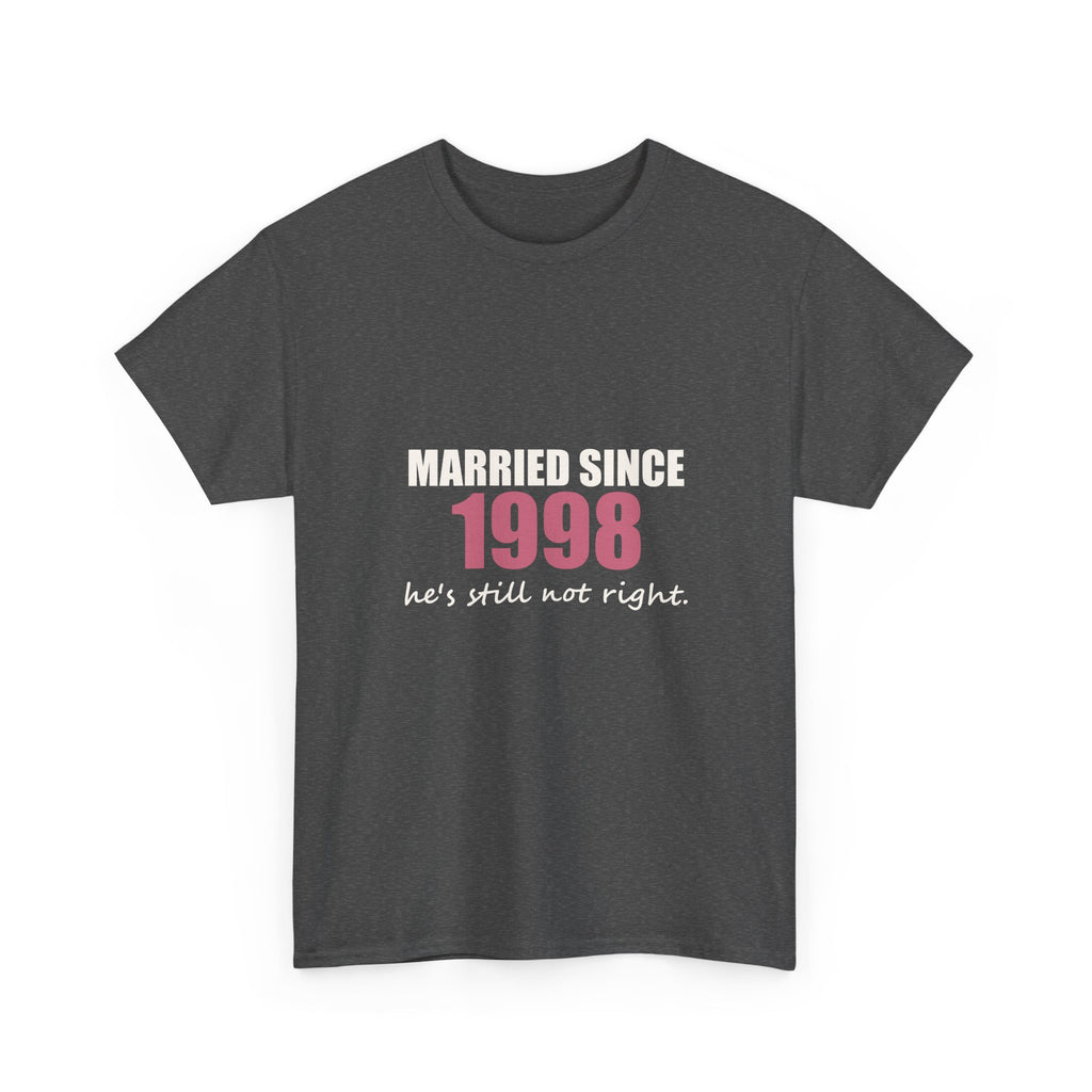 Married Since [Year] — Personalized Anniversary Tee