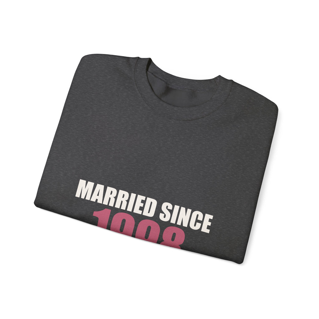 Married Since [Year] — Personalized Anniversary Sweatshirt