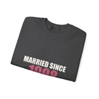 Married Since [Year] — Personalized Anniversary Sweatshirt