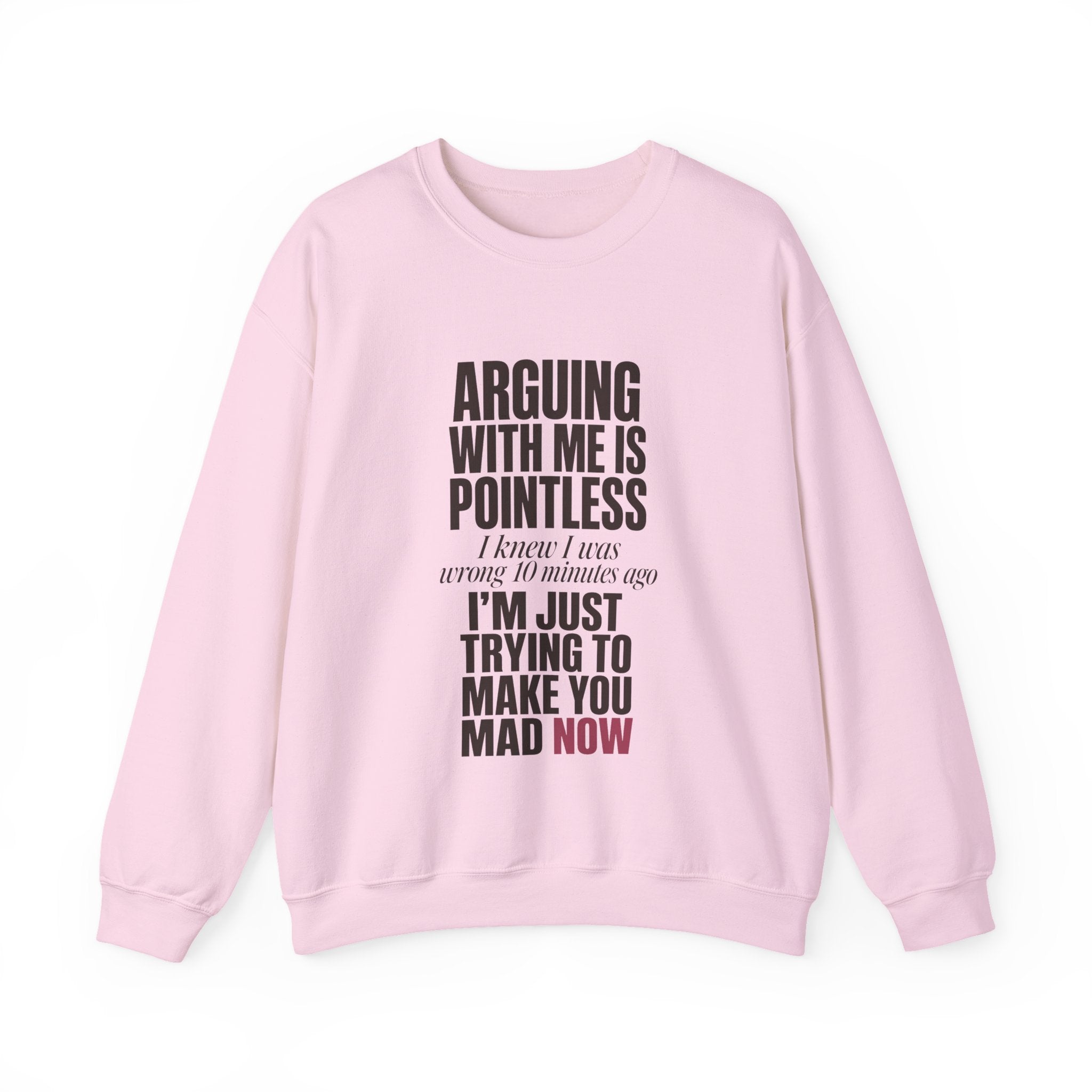 Arguing With Me Is Pointless Sweatshirt