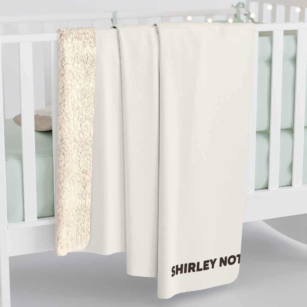 Please Bother Your Dad — Sherpa Blanket