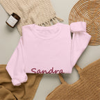 The Crazy Aunt Everyone Warned You About — Personalized Name Sweatshirt