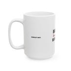 Raising My Husband Is Exhausting — Mug, White