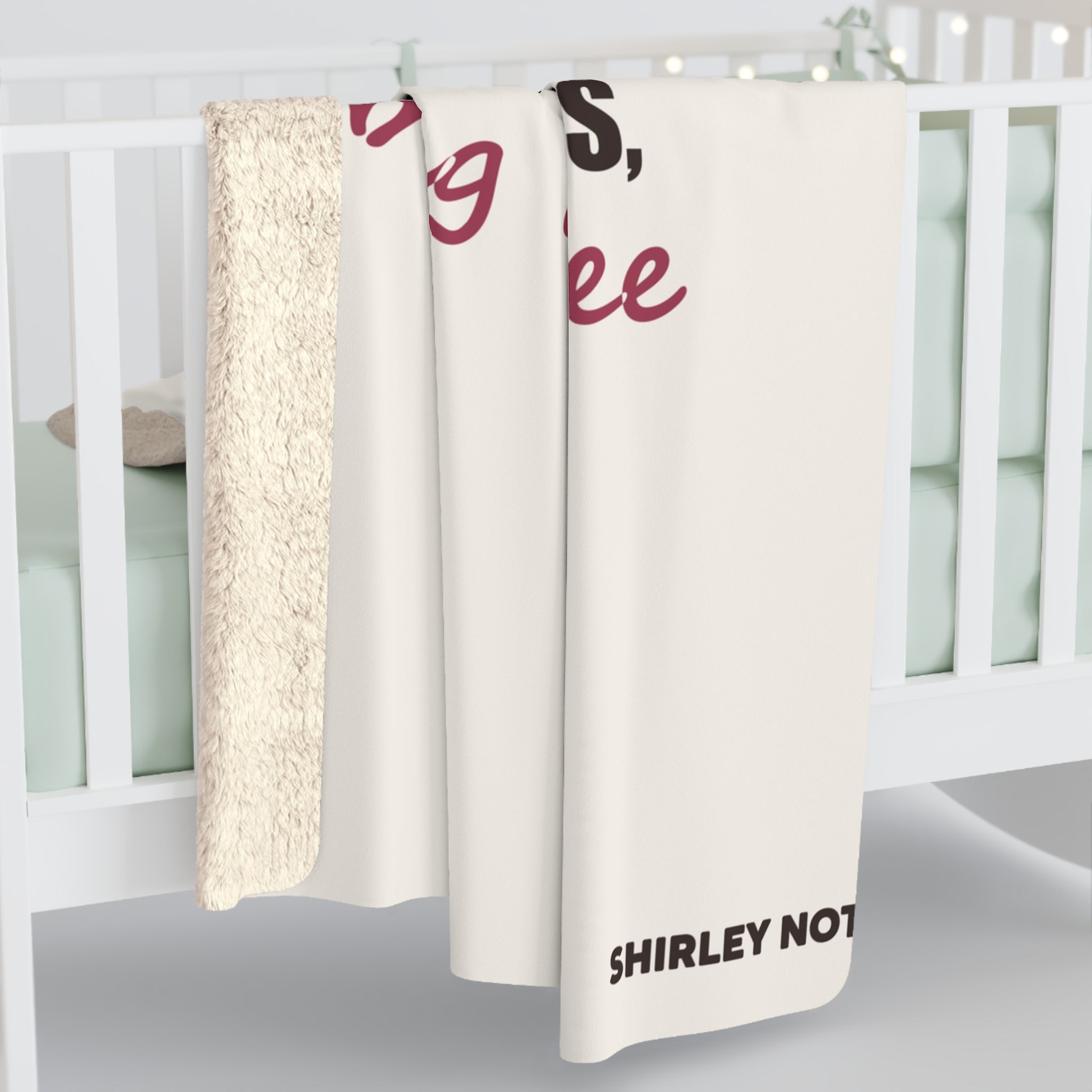 Bring Me Coffee — Sherpa Blanket