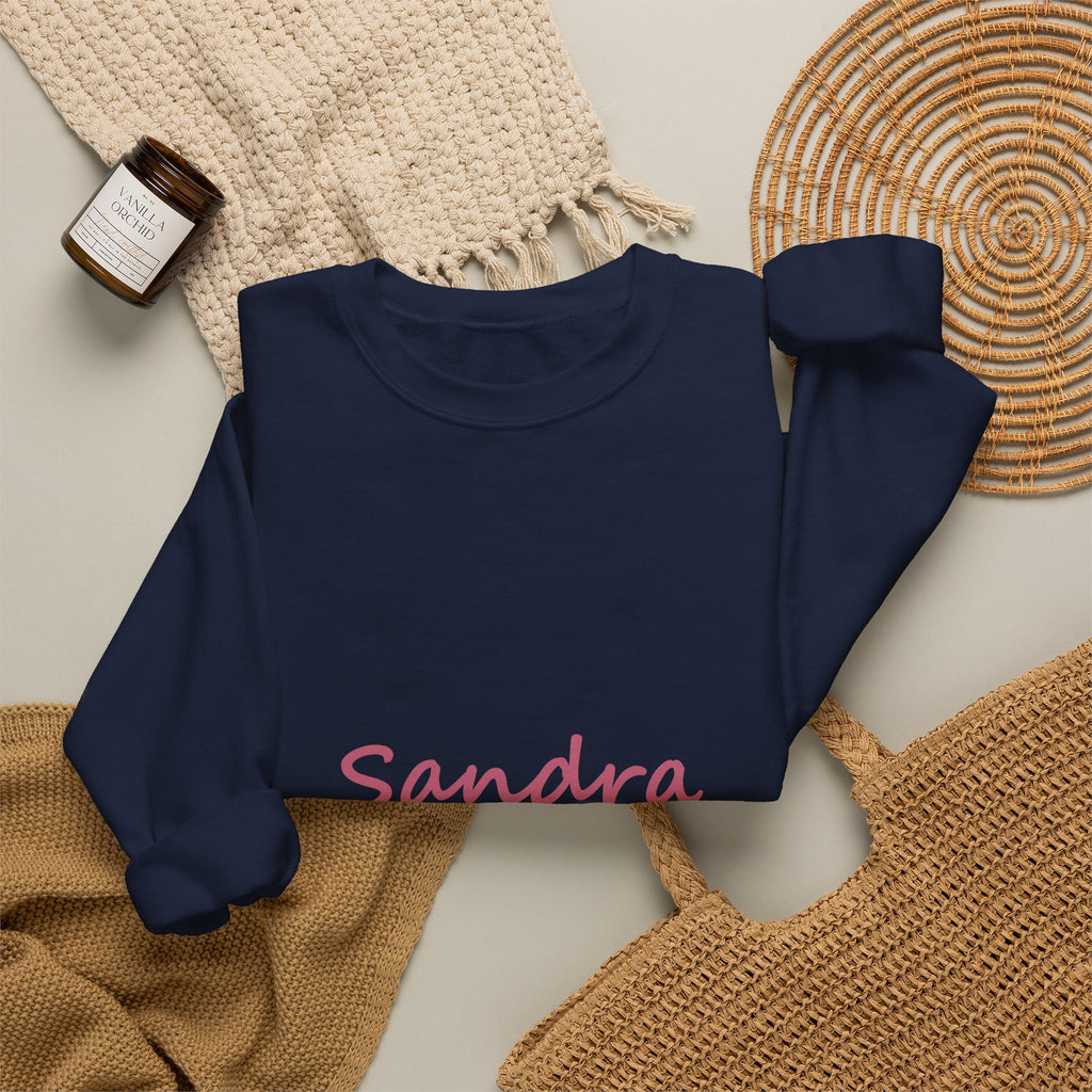 The Crazy Aunt Everyone Warned You About — Personalized Name Sweatshirt