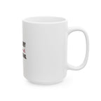 Raising My Husband Is Exhausting — Mug, White