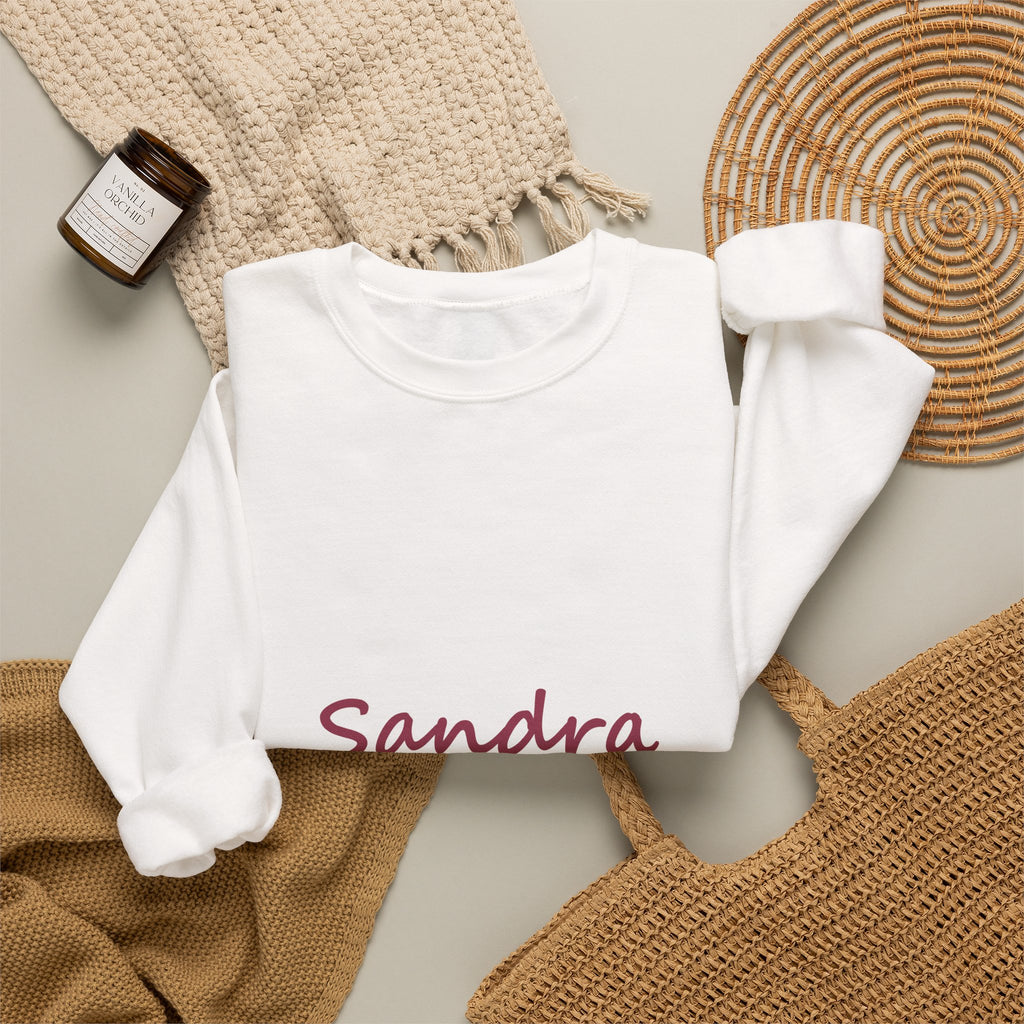 The Crazy Aunt Everyone Warned You About — Personalized Name Sweatshirt