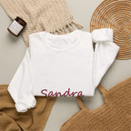 The Crazy Aunt Everyone Warned You About — Personalized Name Sweatshirt