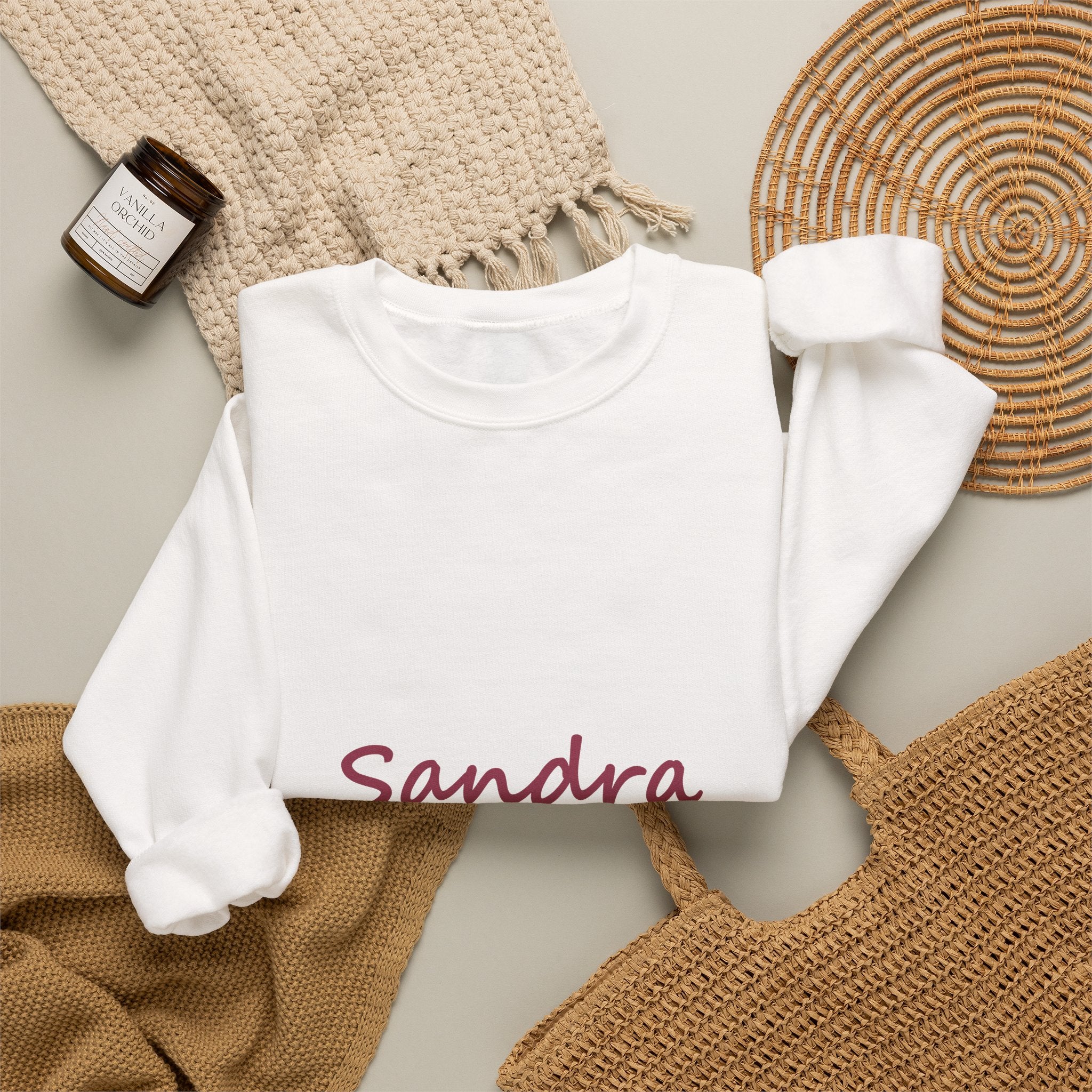 The Crazy Aunt Everyone Warned You About — Personalized Name Sweatshirt
