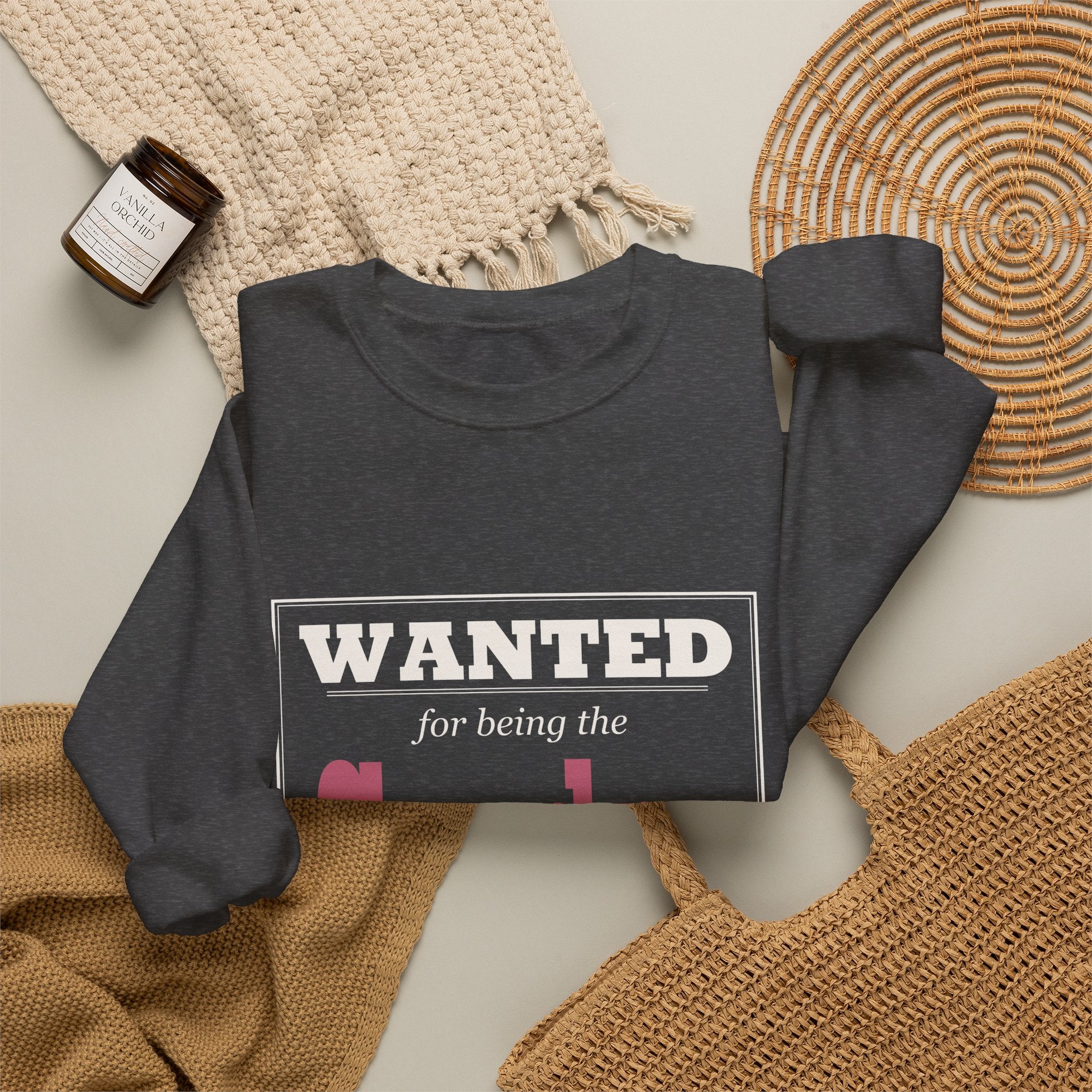 The Crazy Aunt Everyone Warned You About — Personalized Name Sweatshirt