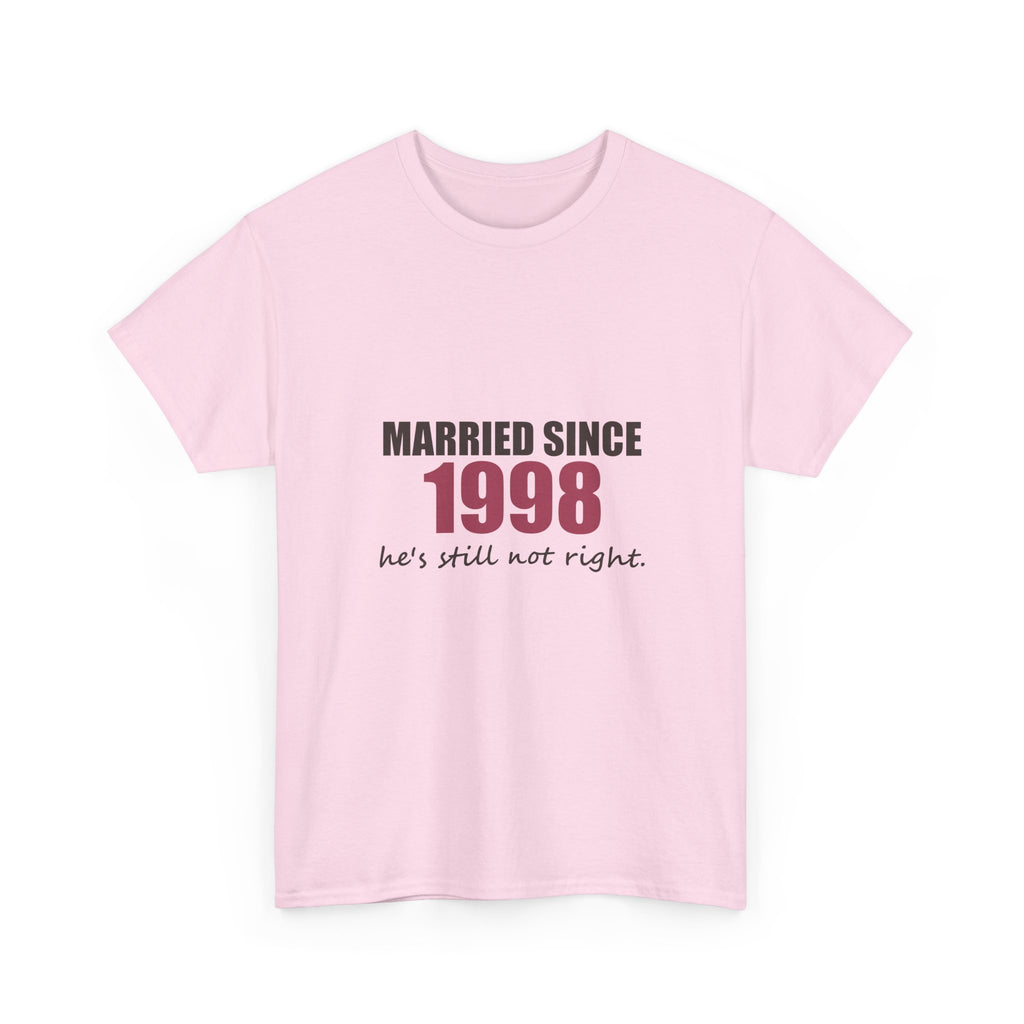 Married Since [Year] — Personalized Anniversary Tee
