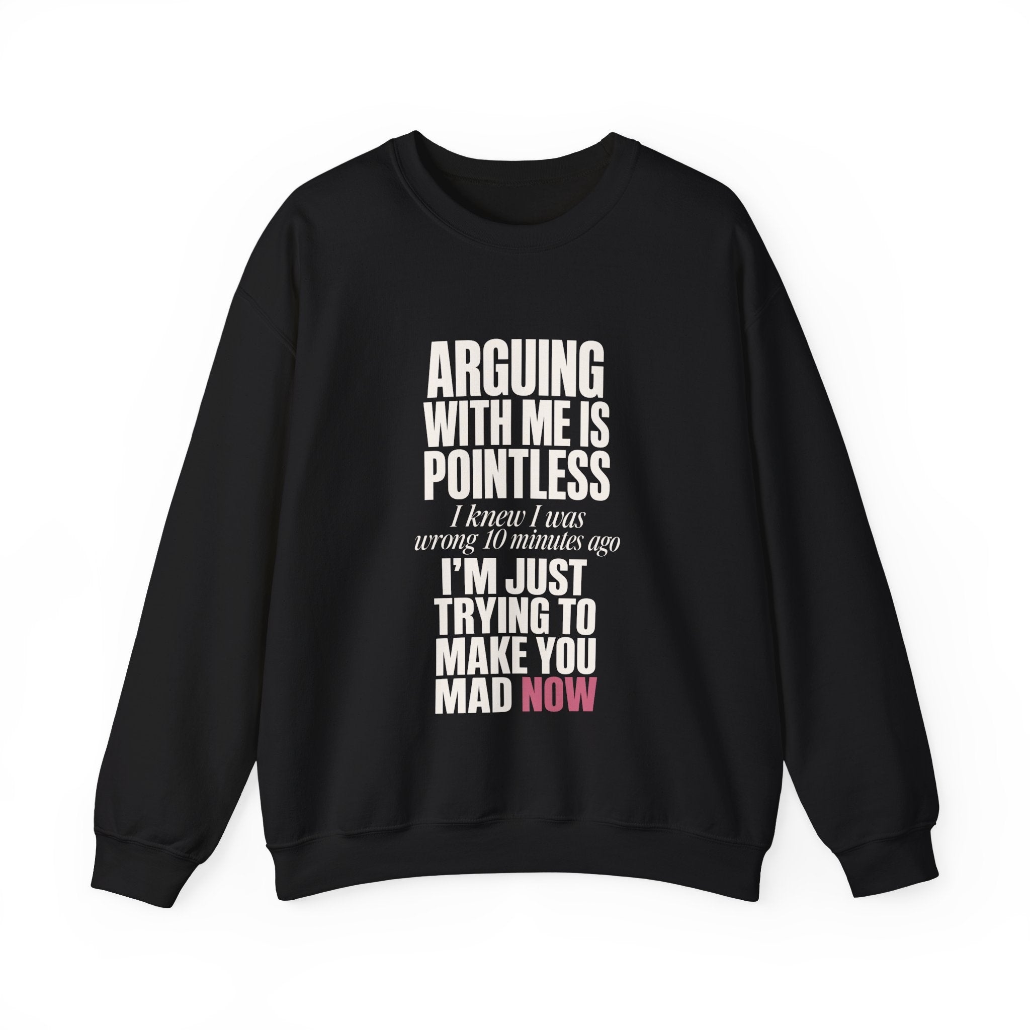 Arguing With Me Is Pointless Sweatshirt