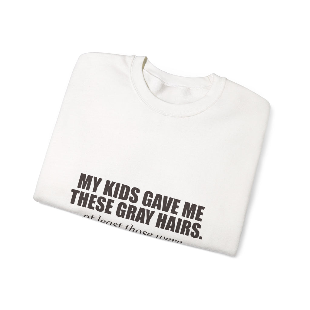 My Kids Gave Me These Gray Hairs Sweatshirt