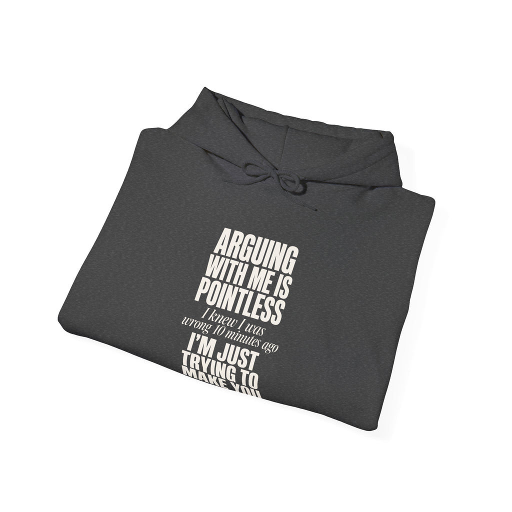 Arguing With Me Is Pointless Hoodie