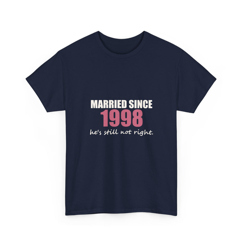 Married Since [Year] — Personalized Anniversary Tee