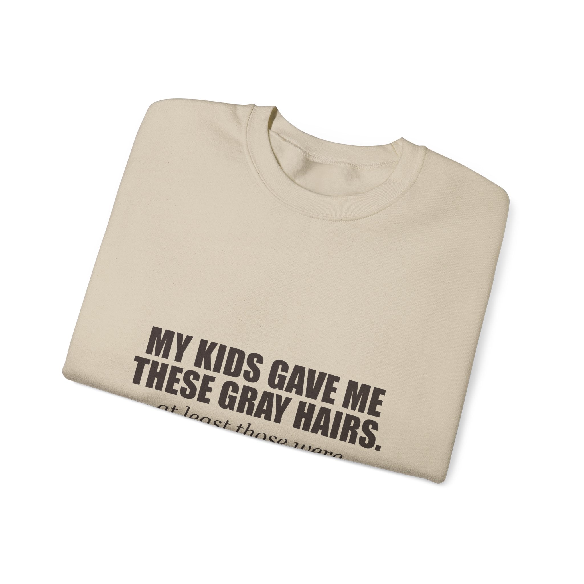 My Kids Gave Me These Gray Hairs Sweatshirt