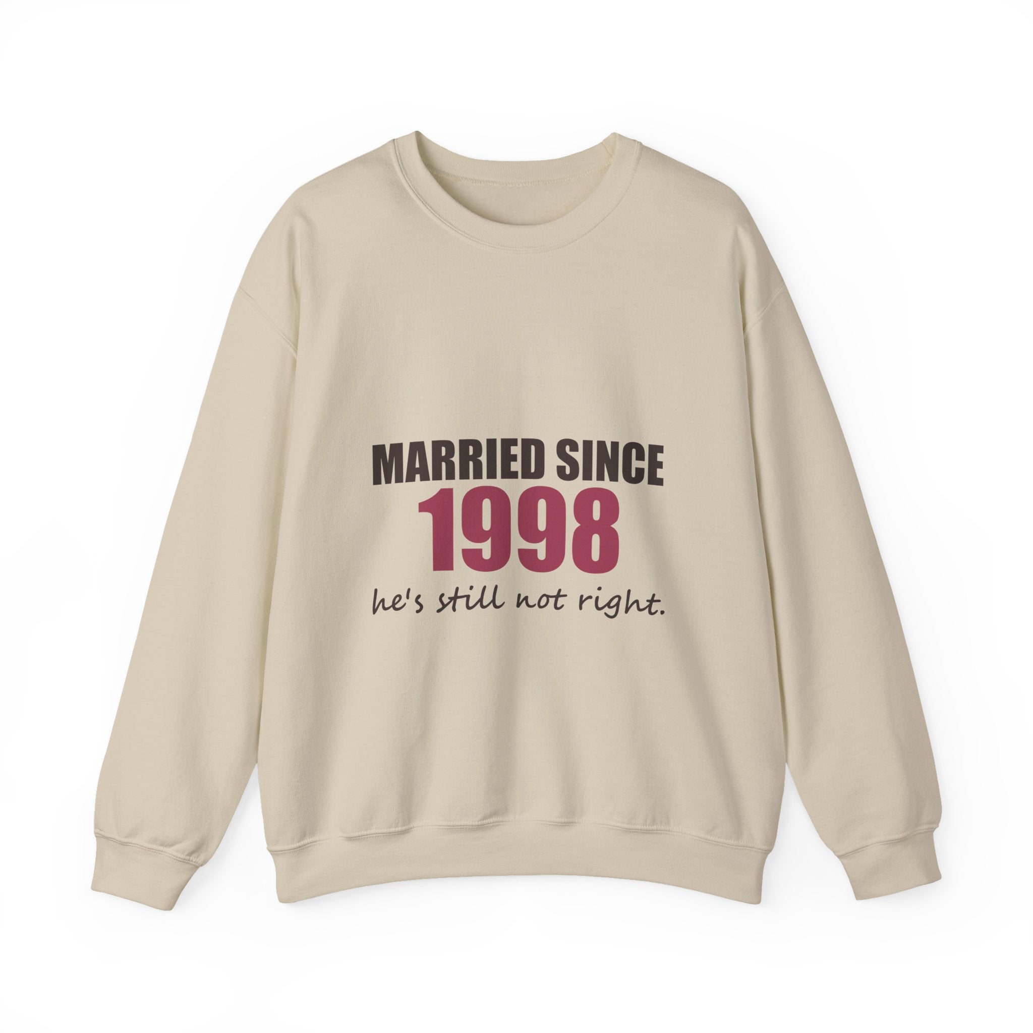 Married Since [Year] — Personalized Anniversary Sweatshirt