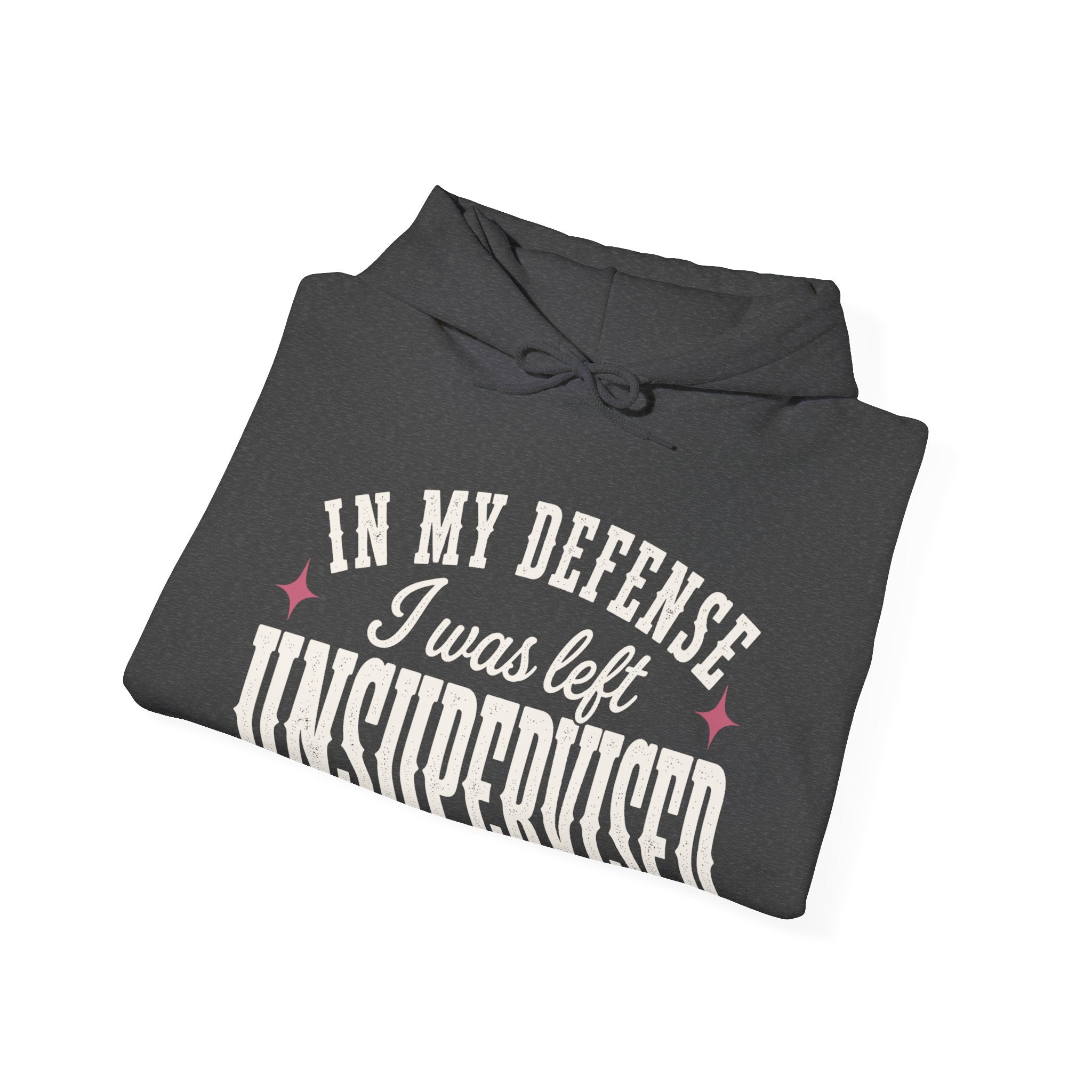 In My Defense, I Was Left Unsupervised Hoodie