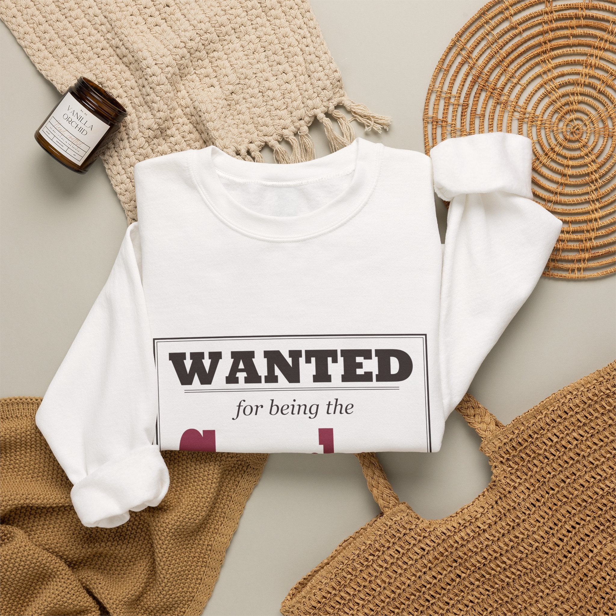 The Crazy Aunt Everyone Warned You About — Personalized Name Sweatshirt