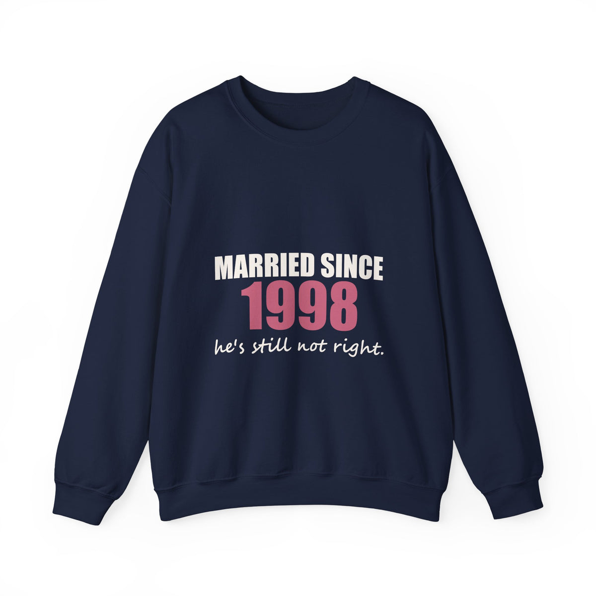 Married Since [Year] — Personalized Anniversary Sweatshirt