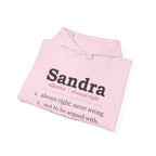 Always Right — Personalized Name Hoodie