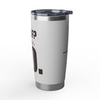 Decaf? Honey, No — 20oz Tumbler, White