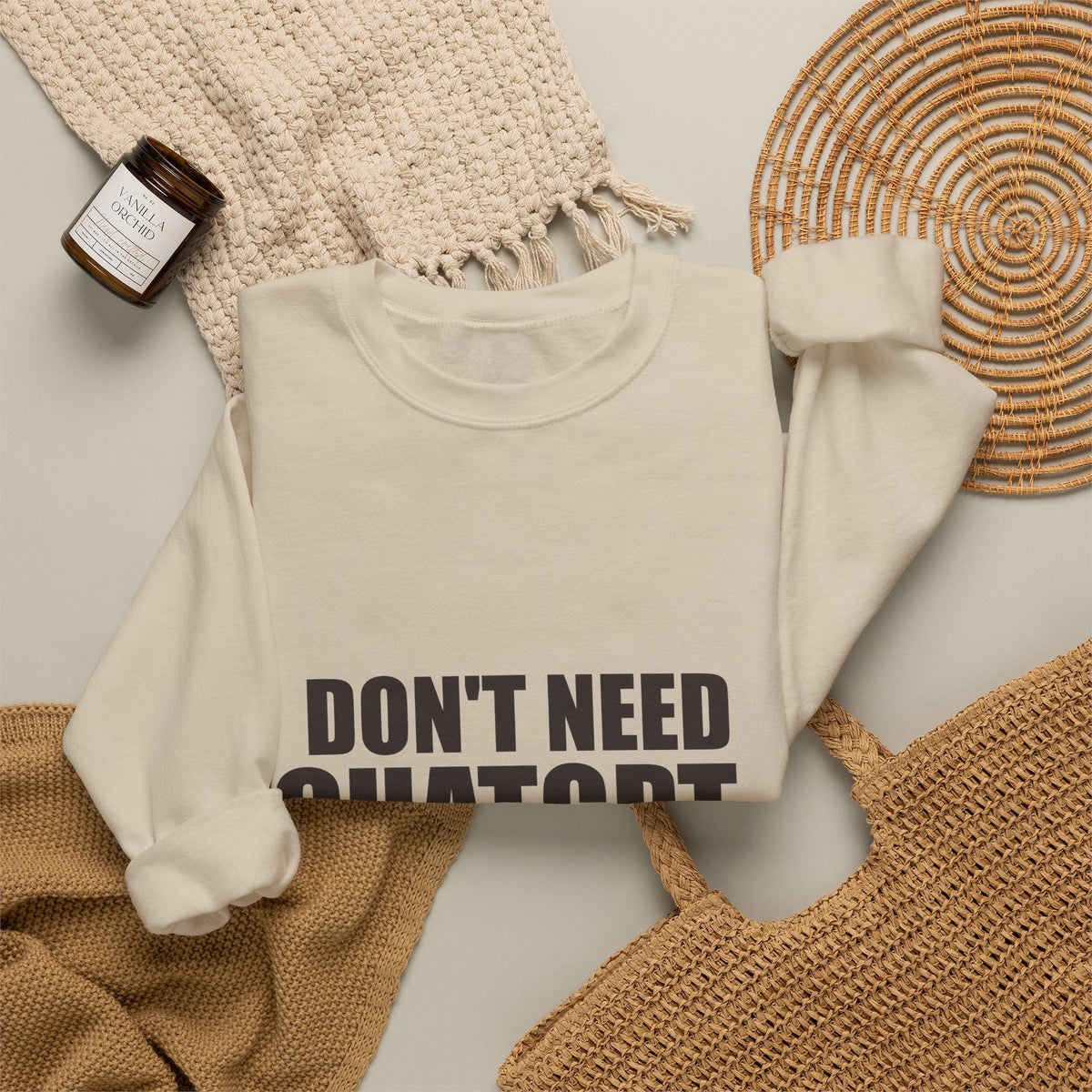 Don't Need ChatGPT — My Husband Knows Everything Sweatshirt