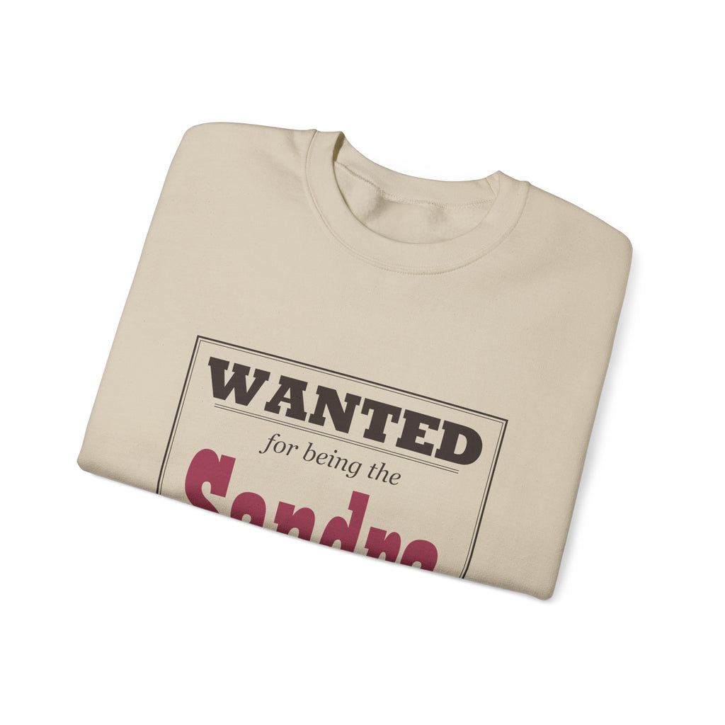 The Crazy Aunt Everyone Warned You About — Personalized Name Sweatshirt