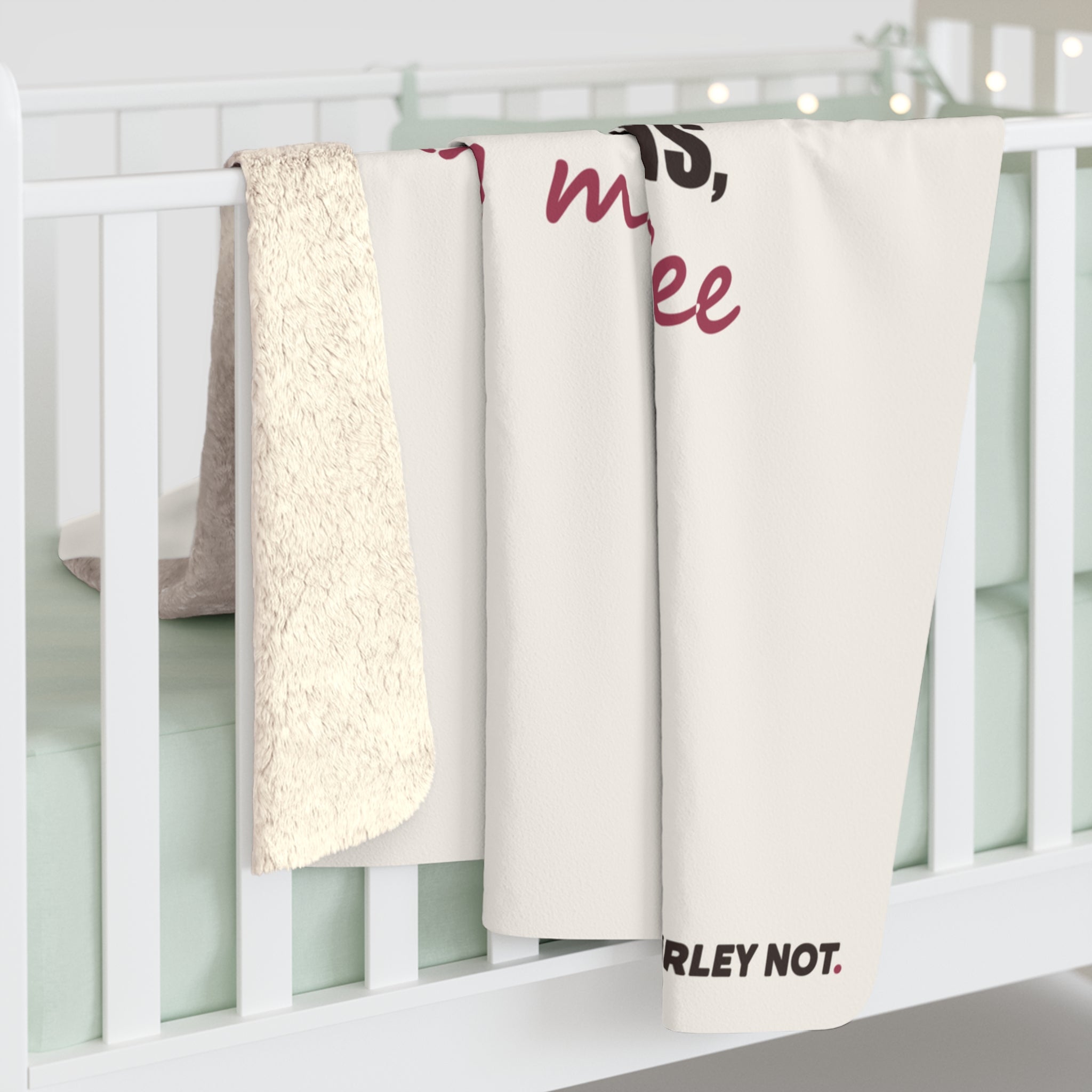 Bring Me Coffee — Sherpa Blanket