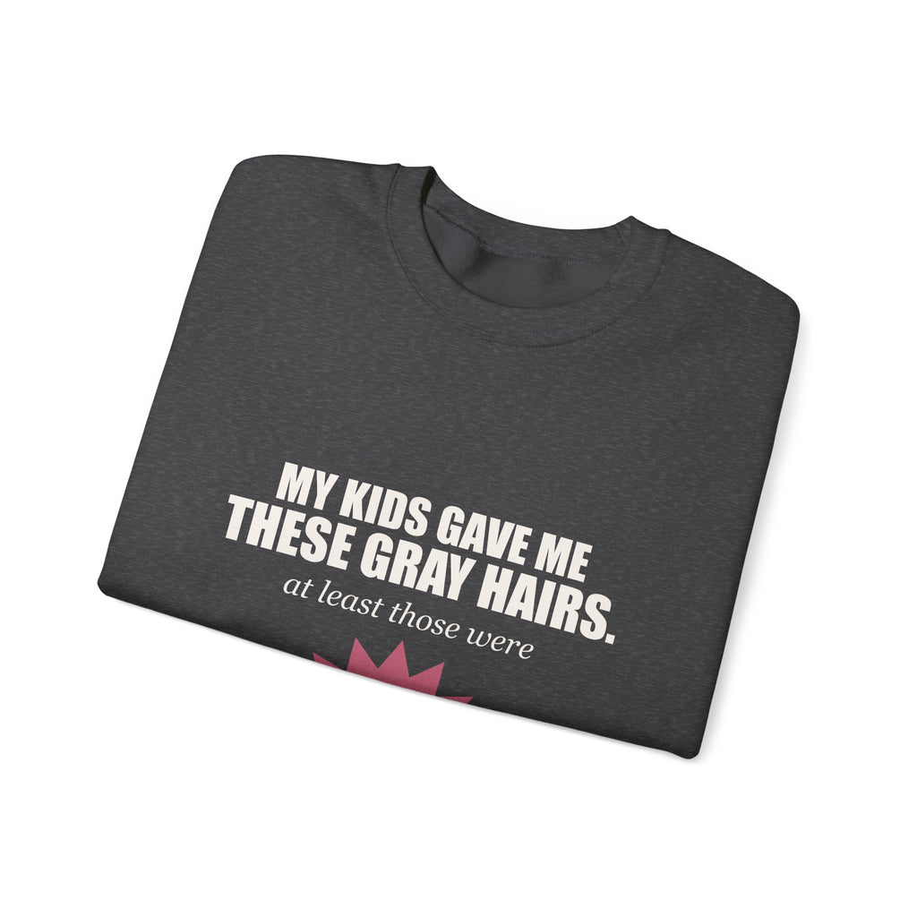 My Kids Gave Me These Gray Hairs Sweatshirt