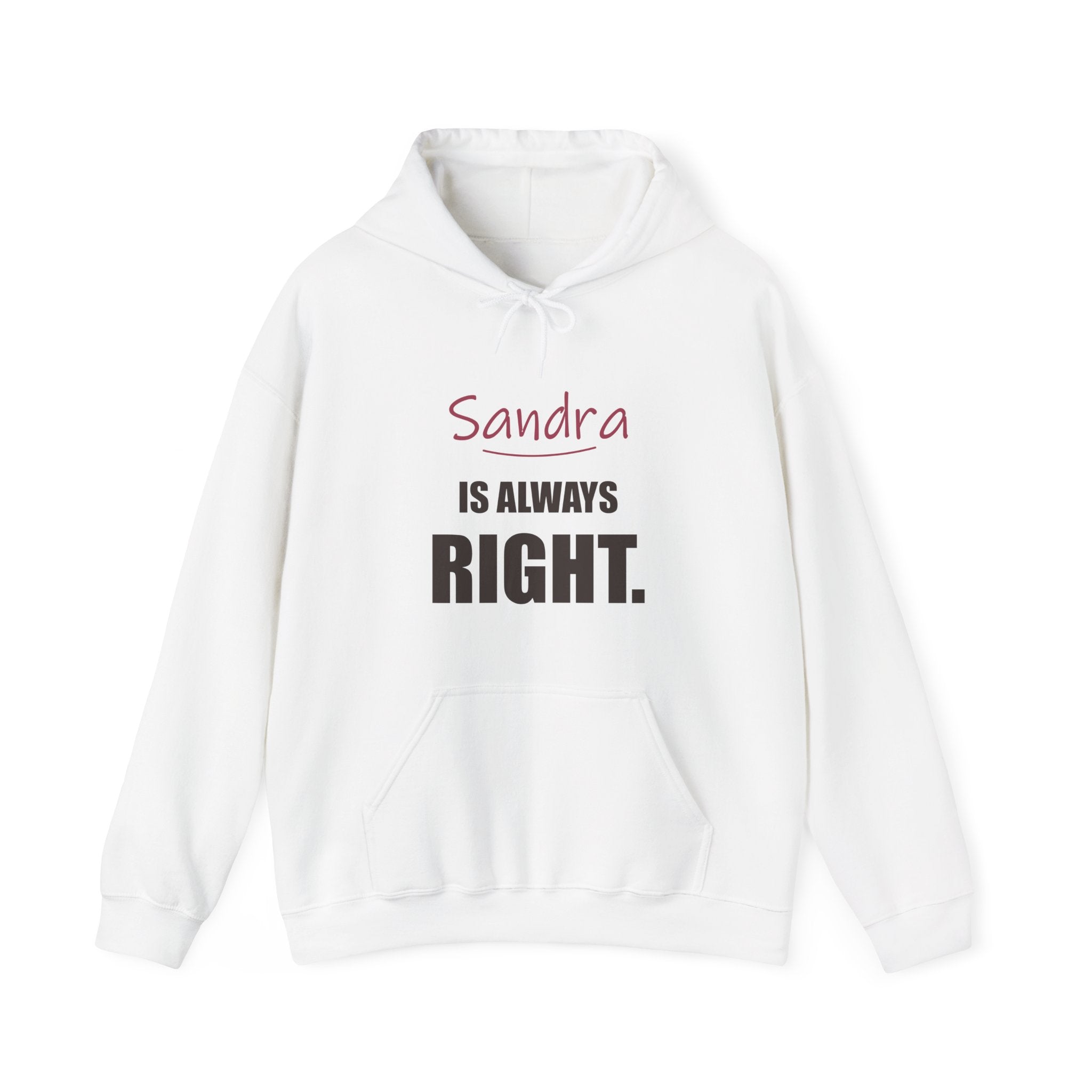 Always Right — Personalized Name Hoodie