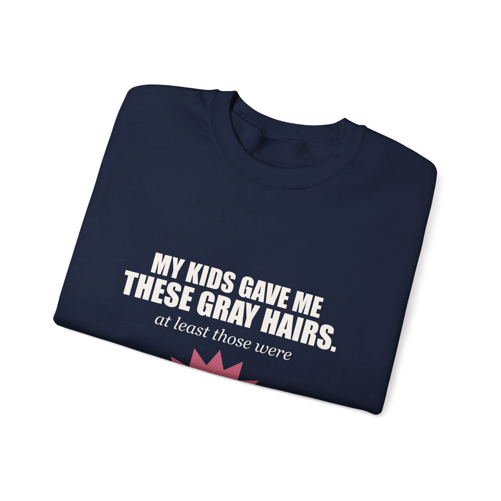 My Kids Gave Me These Gray Hairs Sweatshirt