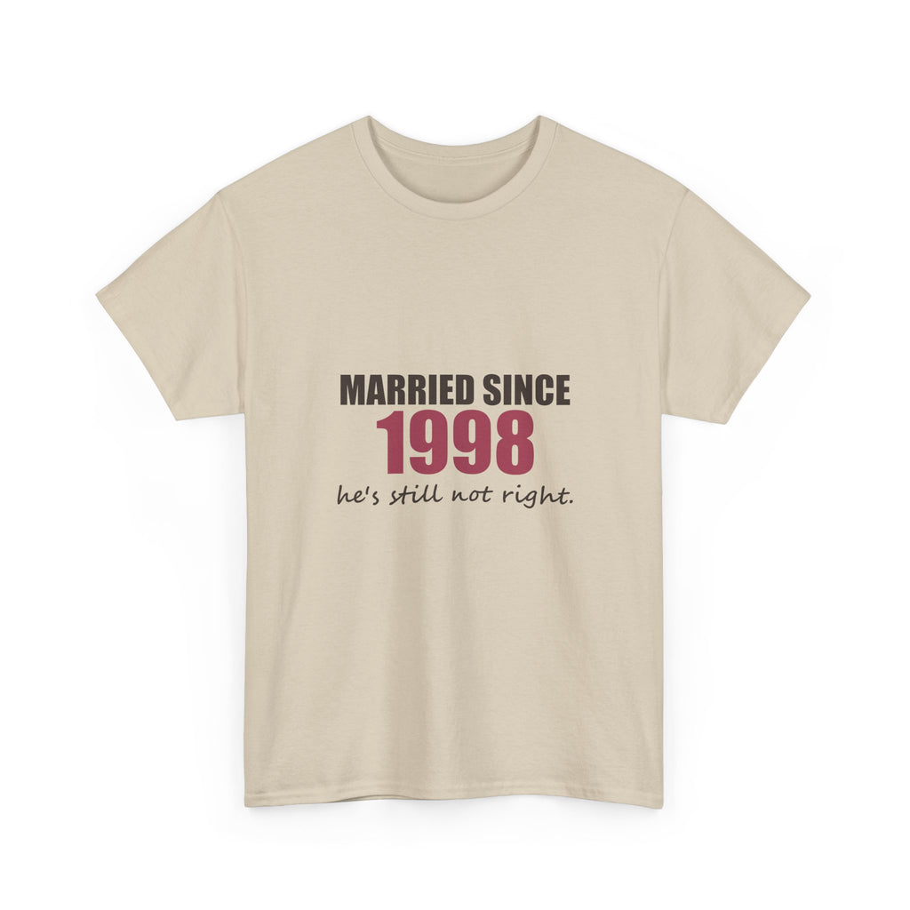 Married Since [Year] — Personalized Anniversary Tee