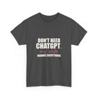 Don't Need ChatGPT — My Wife Knows Everything Tee