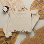 The Crazy Aunt Everyone Warned You About — Personalized Name Sweatshirt