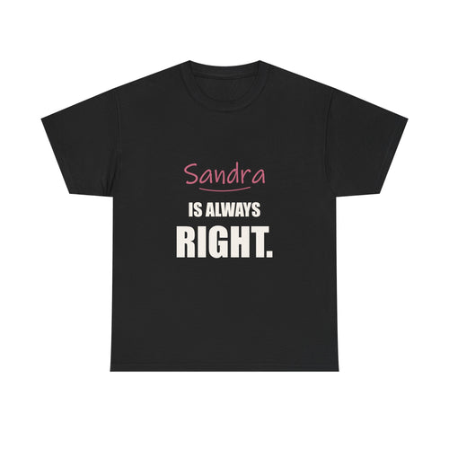 Always Right — Personalized Name Tee