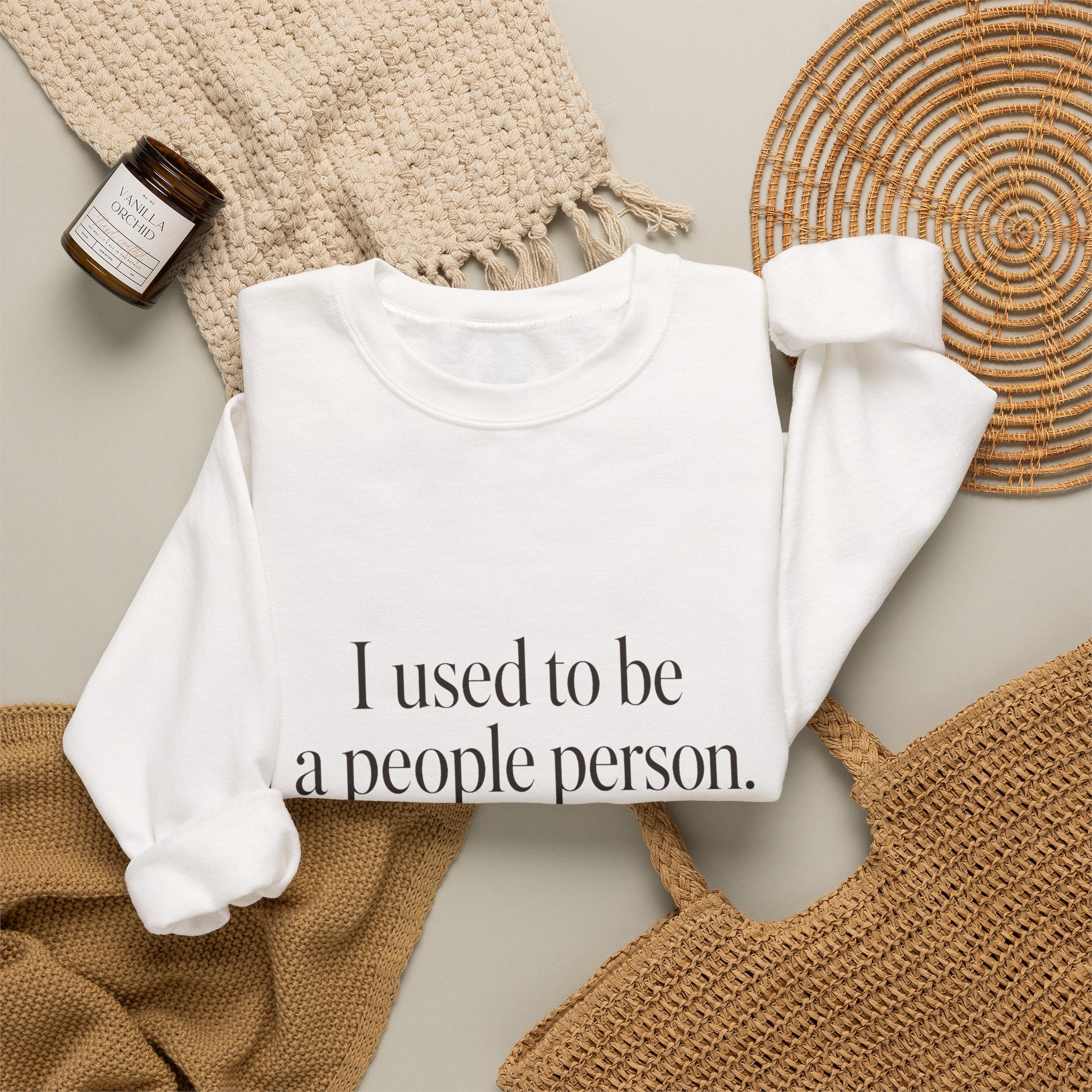 I Used to Be a People Person Sweatshirt
