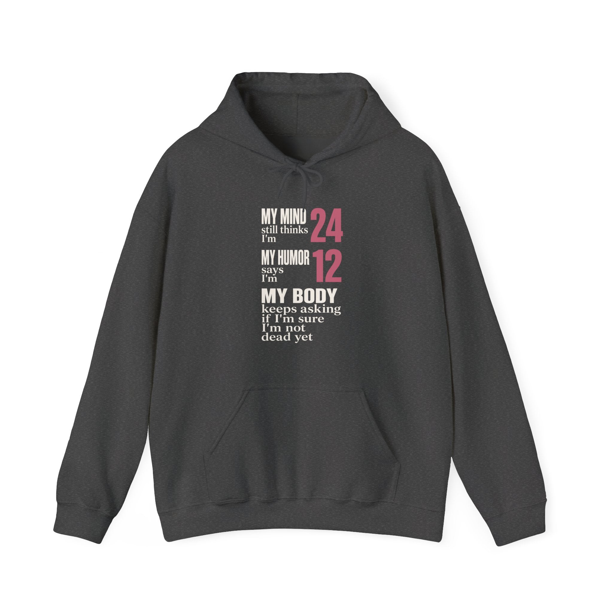 My Mind Says 24, My Humor Says 12 Hoodie
