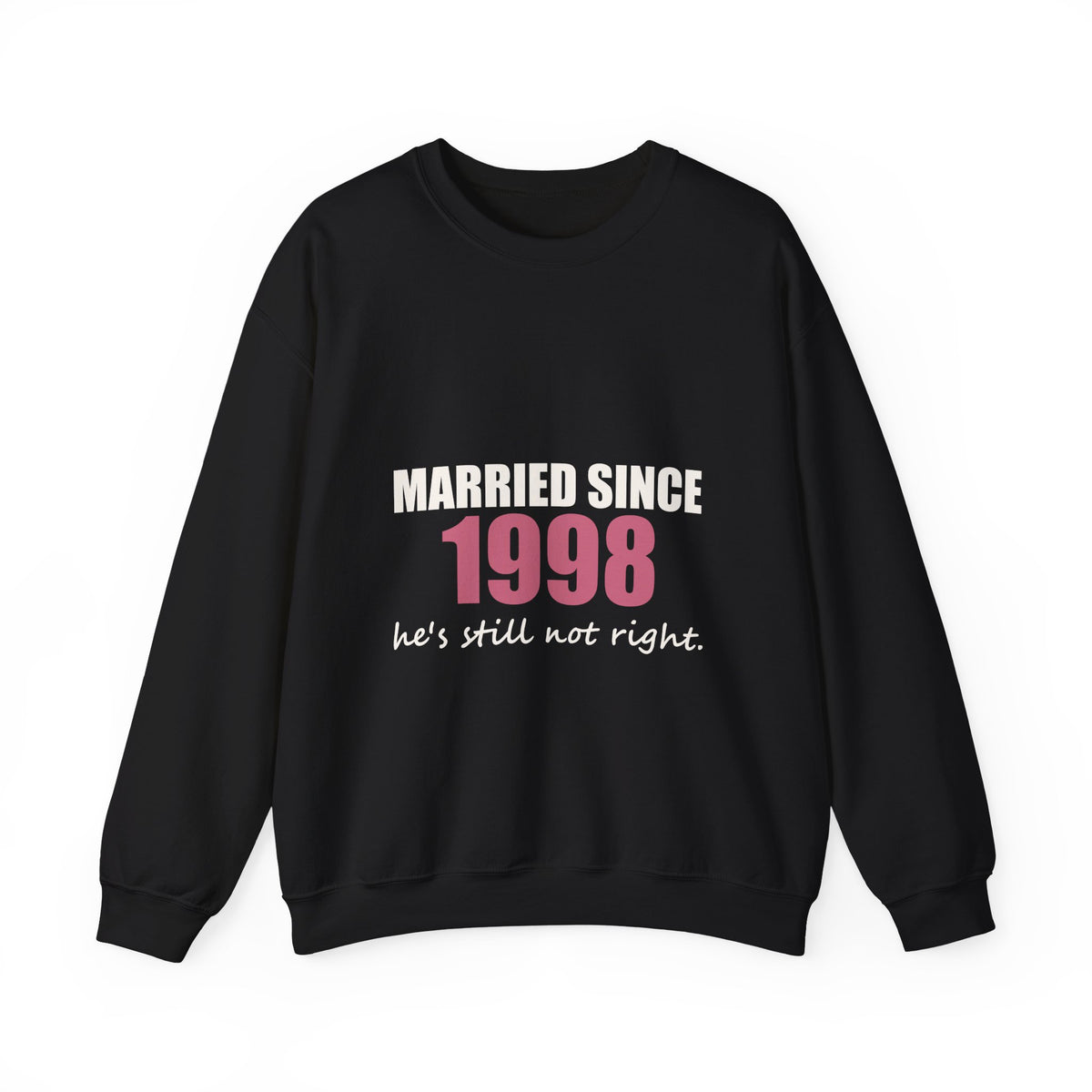 Married Since [Year] — Personalized Anniversary Sweatshirt