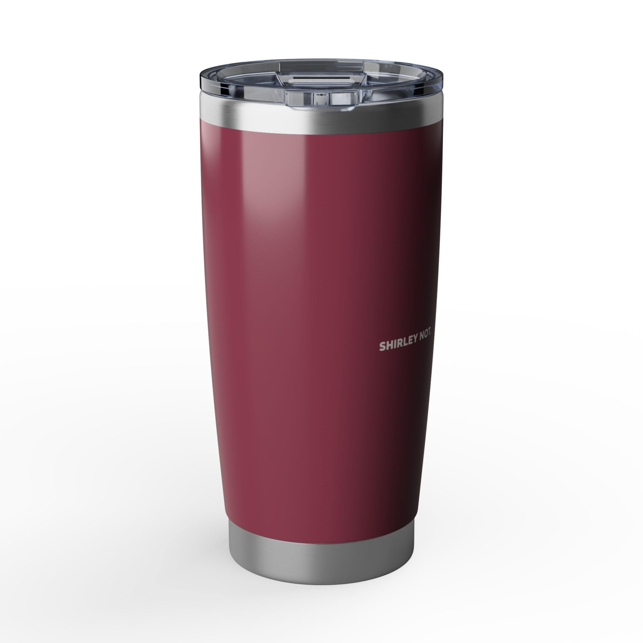 Sip Happens — 20oz Tumbler, Raspberry